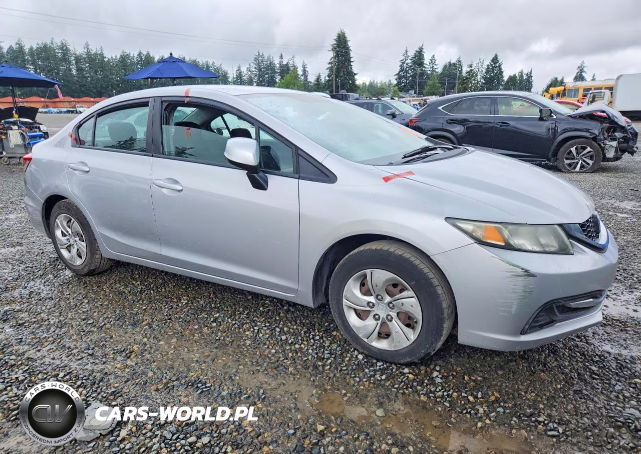 2013 Honda Civic Lx VIN:19XFB2F55DE286685 - 4