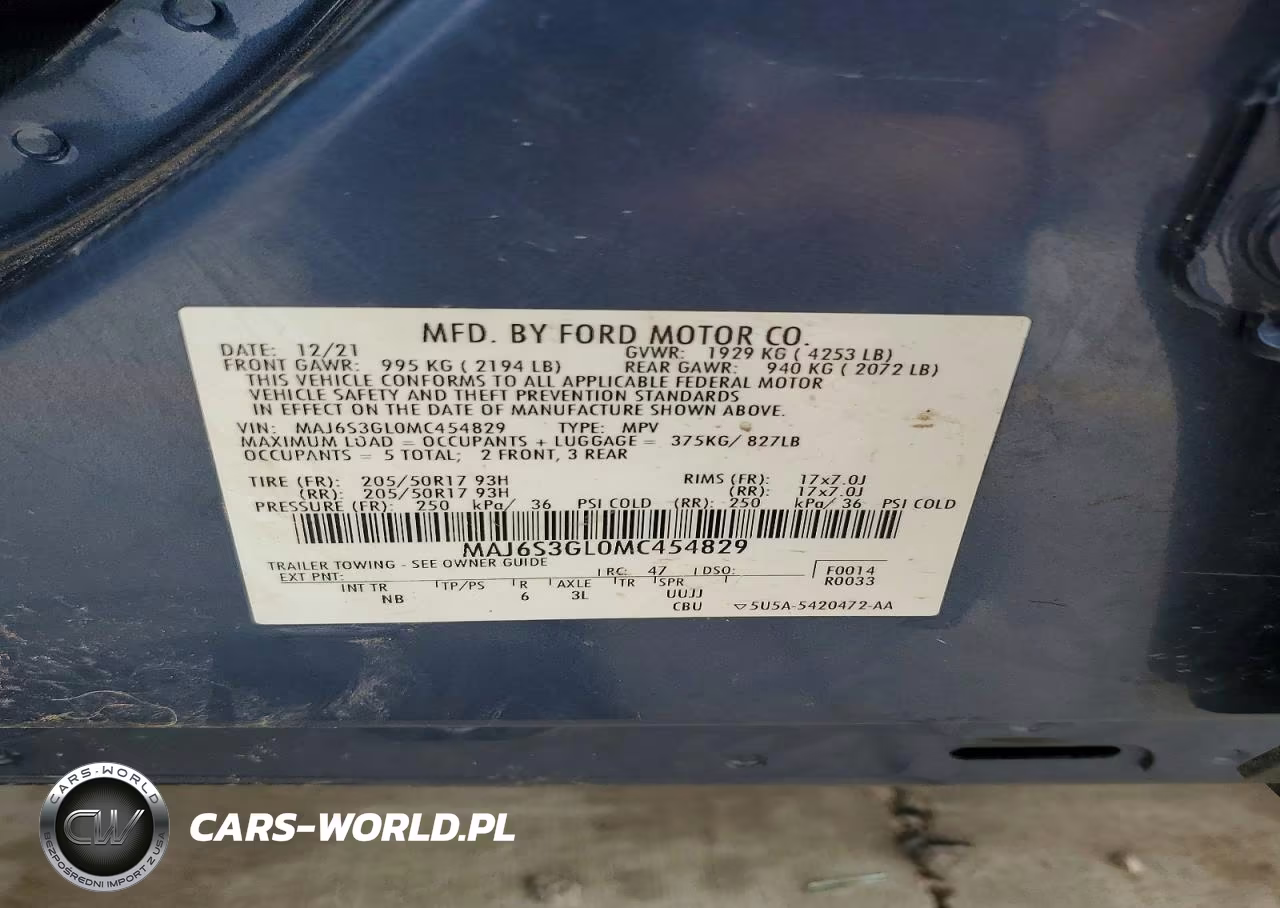 2021 Ford Ecosport Se VIN:MAJ6S3GL0MC454829 - 13