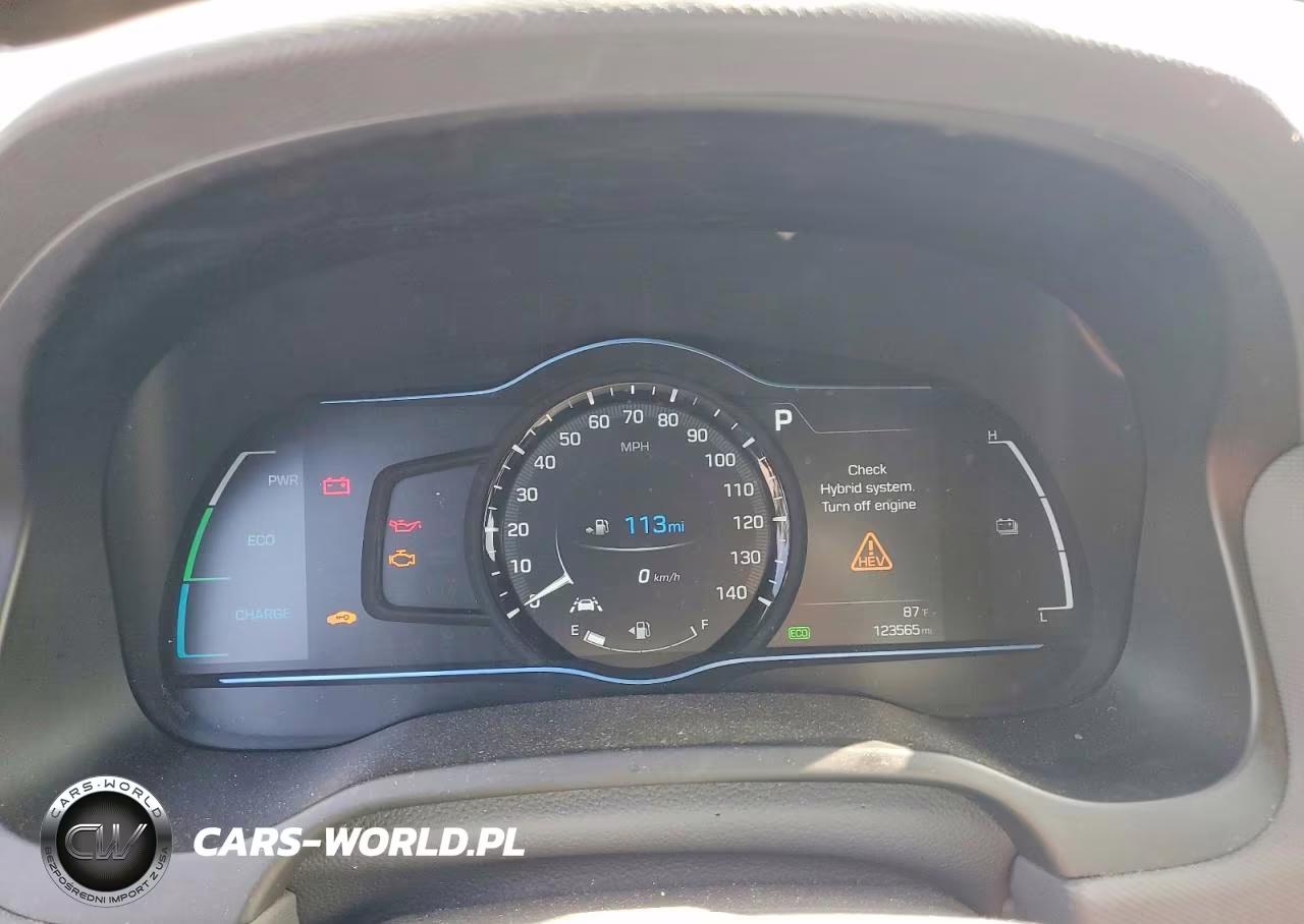 2017 Hyundai Ioniq Sel VIN:KMHC75LC8HU031458 - 9