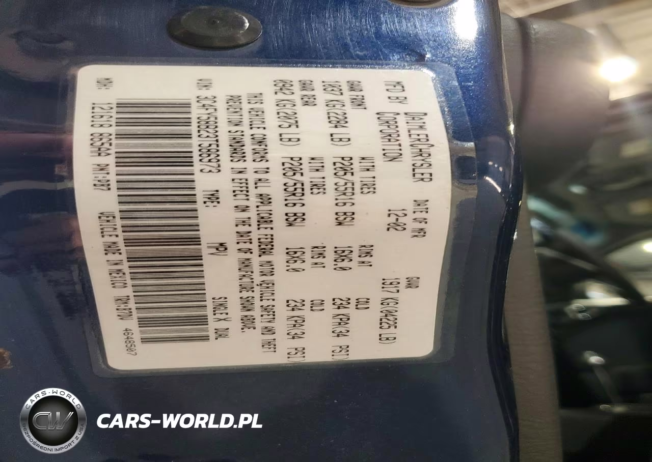 2003 Chrysler Pt Cruiser Touring VIN:3C4FY58B23T586973 - 13