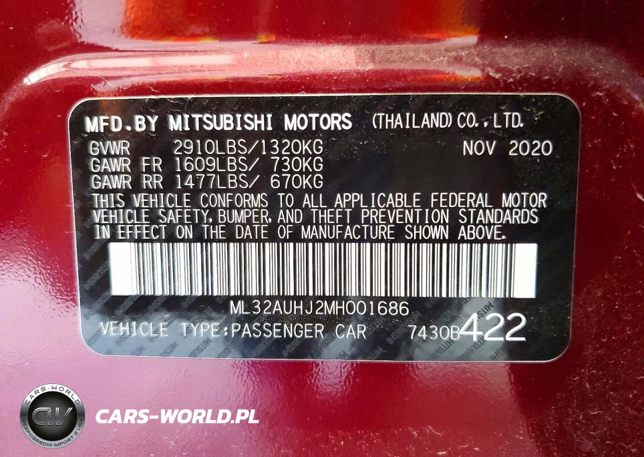 2021 Mitsubishi Mirage Es VIN:ML32AUHJ2MH001686 - 13