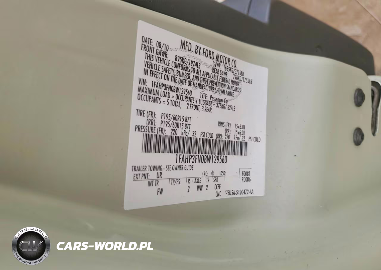 2011 Ford Focus Se VIN:1FAHP3FN0BW129560 - 12
