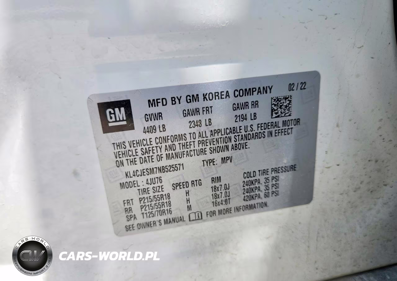 2022 Buick Encore Preferred VIN:KL4CJESM7NB525571 - 13