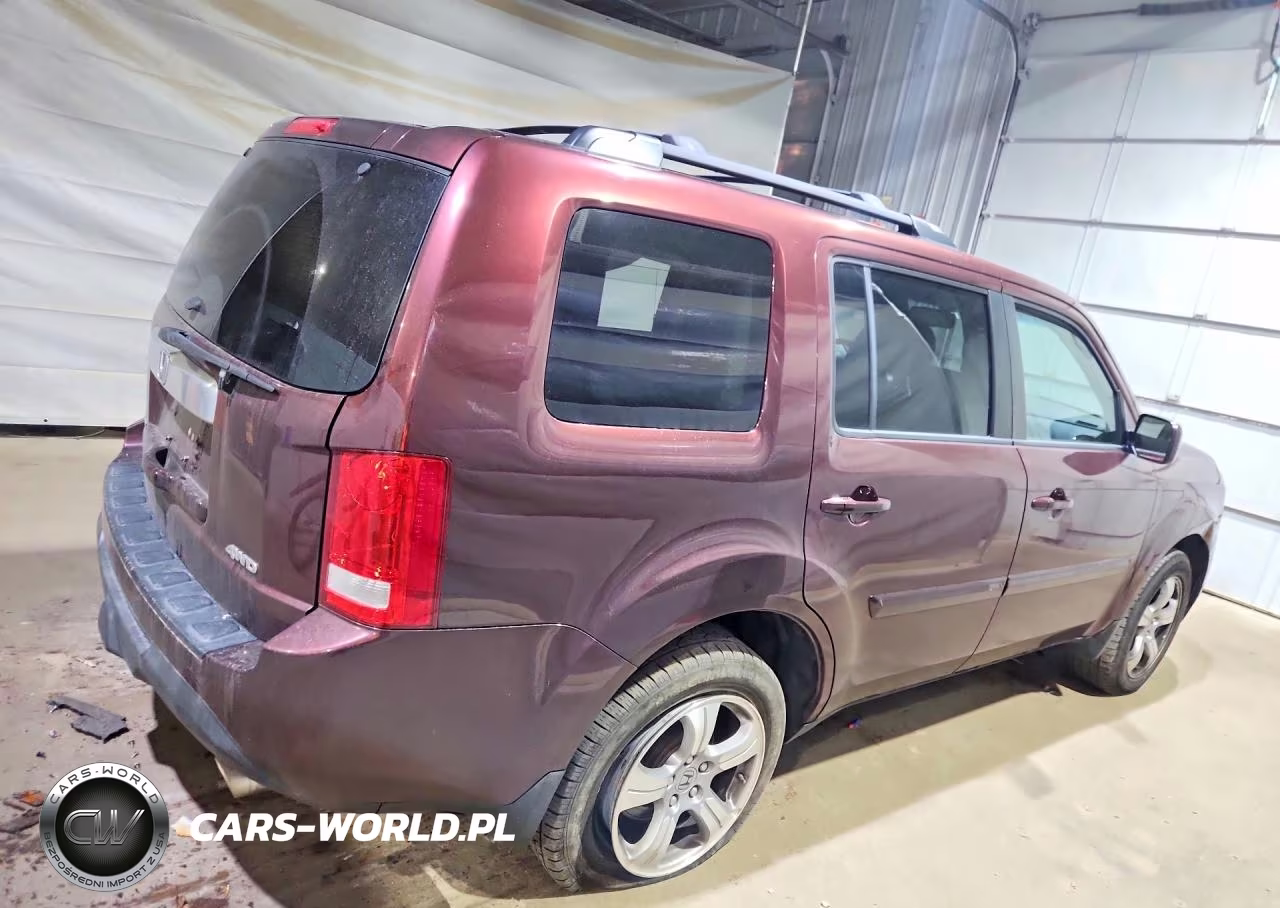 2014 Honda Pilot Exl VIN:5FNYF4H55EB022514 - 3
