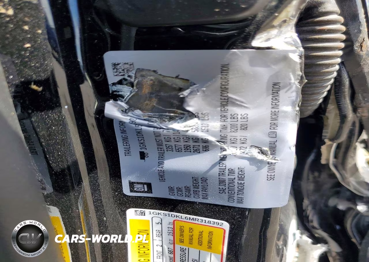 2021 GMC Yukon Denali VIN:1GKS1DKL6MR318392 - 14