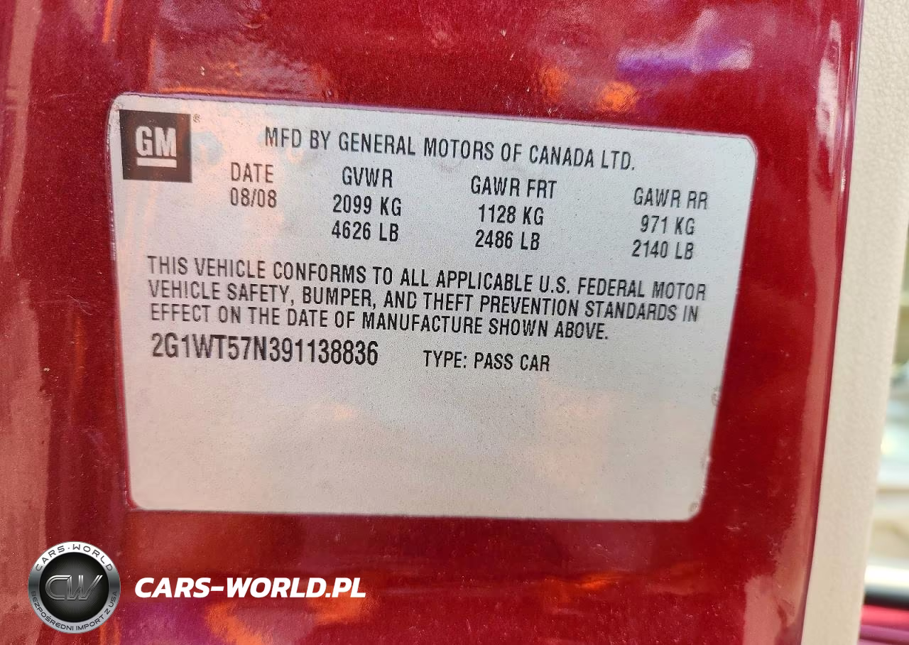 2009 Chevrolet Impala 1Lt VIN:2G1WT57N391138836 - 12
