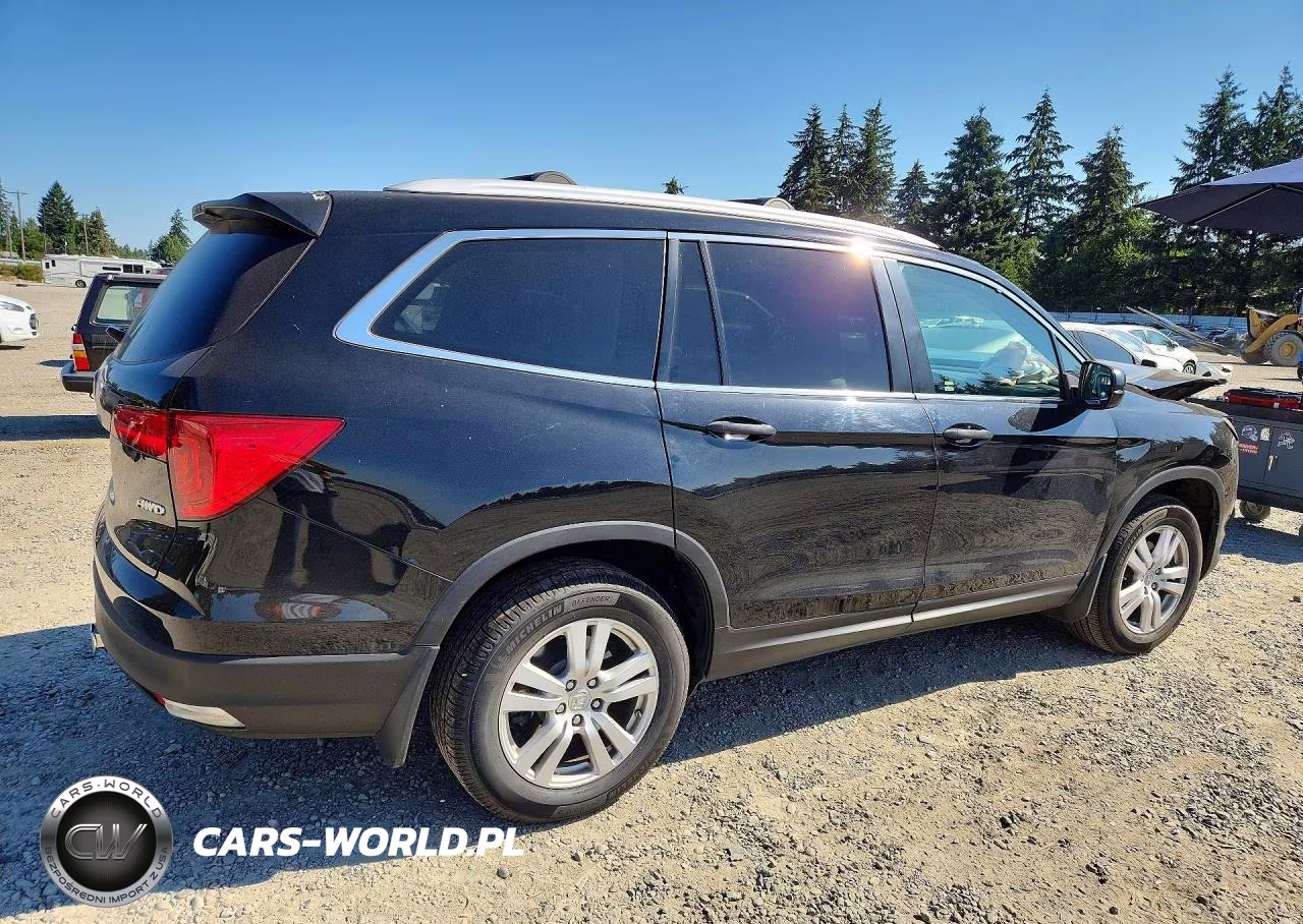 2016 Honda Pilot Lx VIN:5FNYF6H17GB080684 - 3