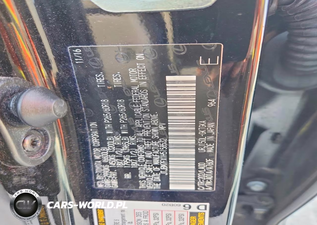 2017 Lexus Gx 460 VIN:JTJBM7FX1H5158532 - 13