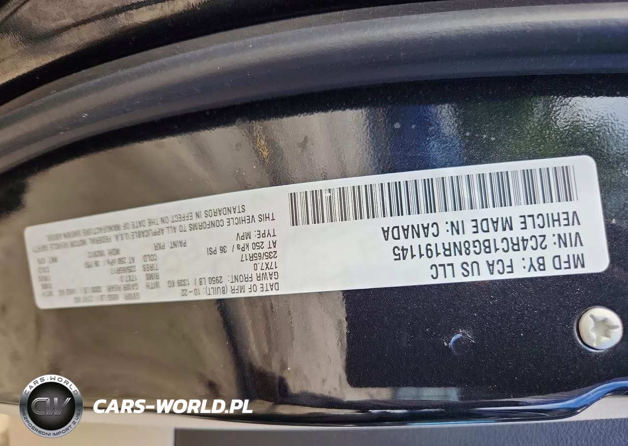 2022 Chrysler Pacifica Touring L VIN:2C4RC1BG8NR191145 - 13