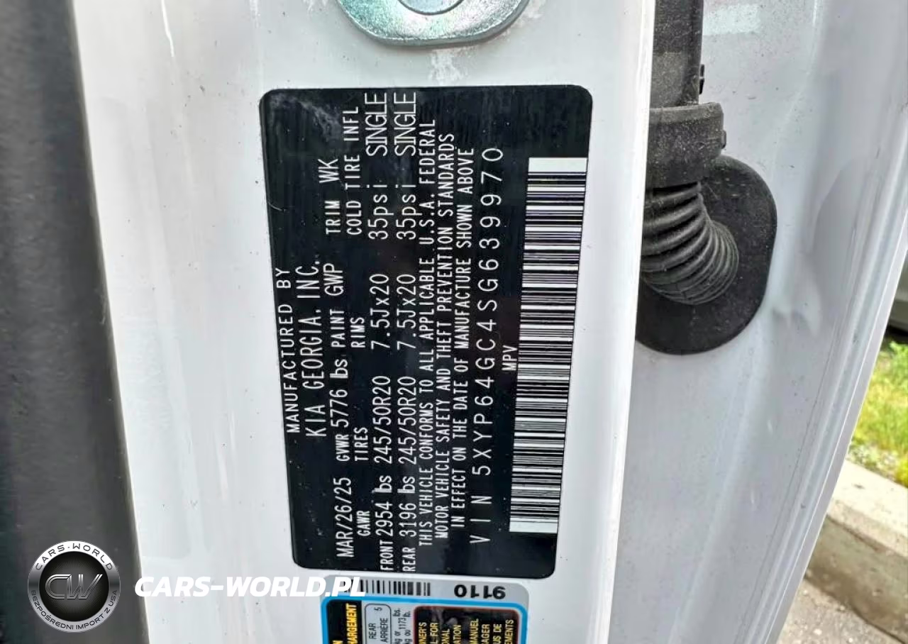 2025 Kia Telluride S VIN:5XYP64GC4SG639970 - 10