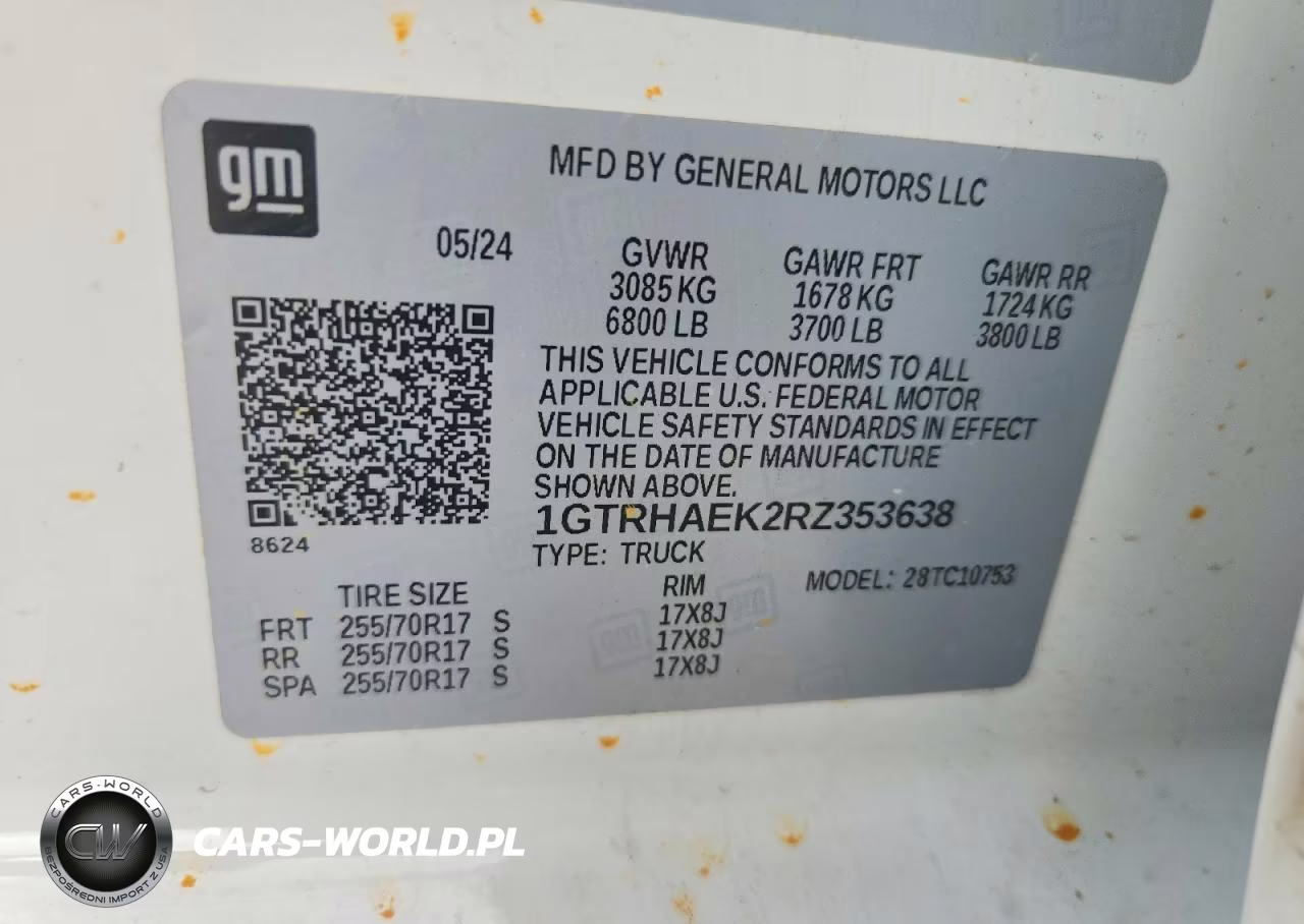 2024 GMC Sierra C1500 VIN:1GTRHAEK2RZ353638 - 12