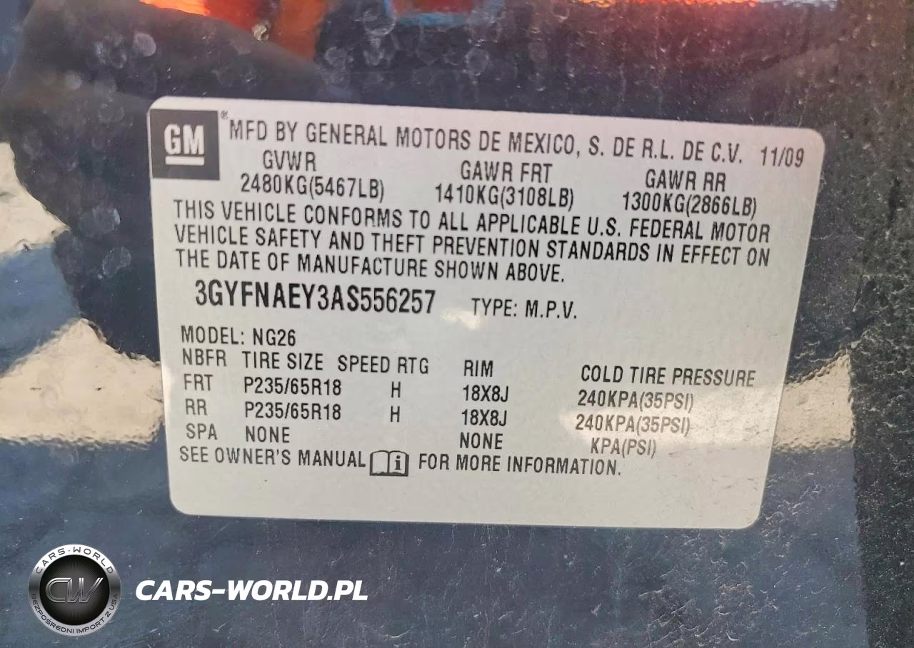 2010 Cadillac Srx Luxury Collection VIN:3GYFNAEY3AS556257 - 13