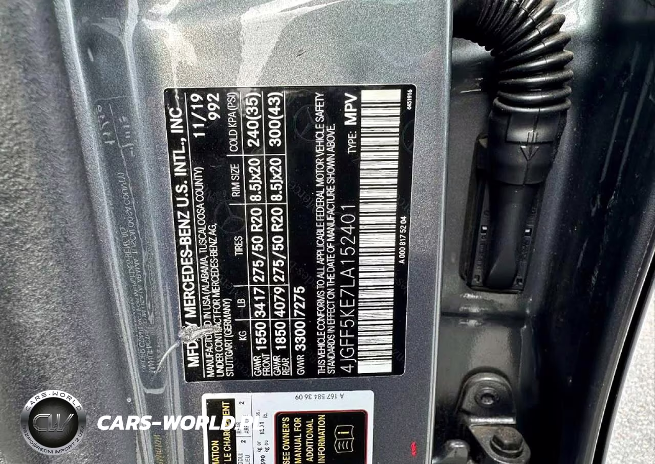 2020 Mercedes-Benz Gls 450 4Matic VIN:4JGFF5KE7LA152401 - 10