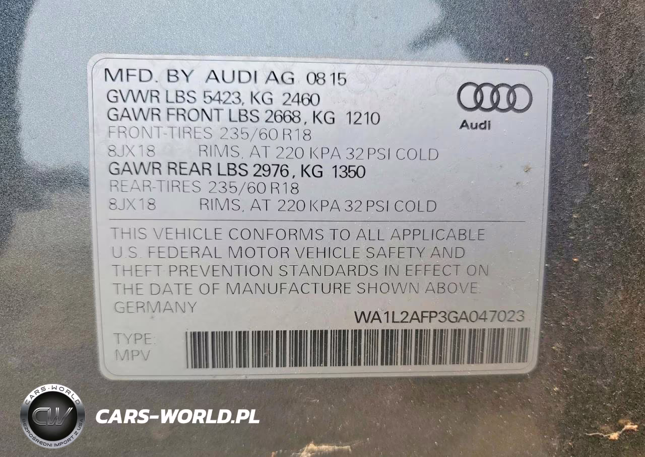 2016 Audi Q5 Premium Plus VIN:WA1L2AFP3GA047023 - 13