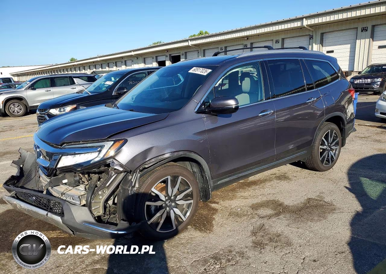 2022 Honda Pilot Touring VIN:5FNYF6H65NB051662 - 1