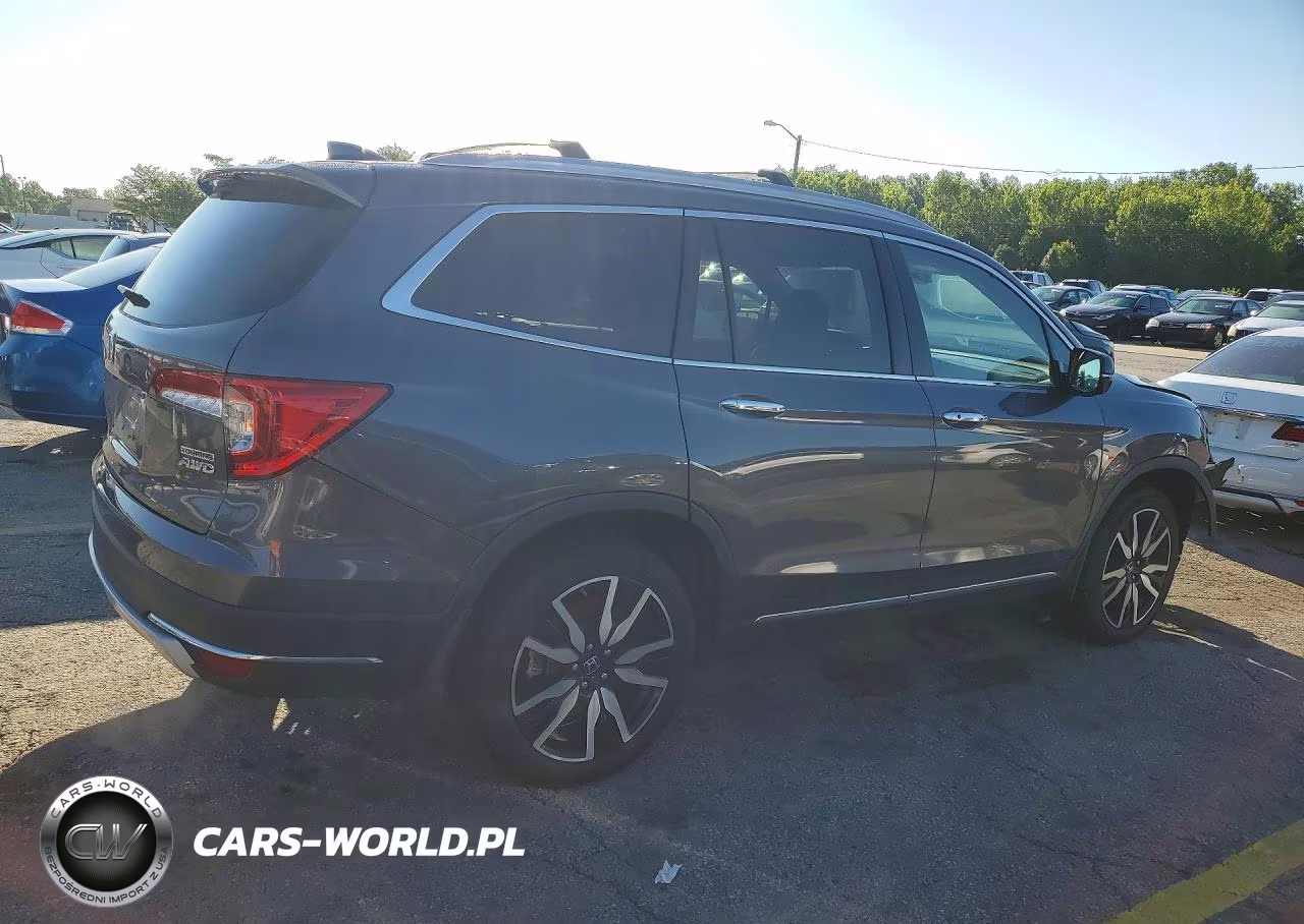 2022 Honda Pilot Touring VIN:5FNYF6H65NB051662 - 3