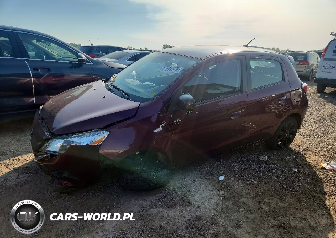 2022 Mitsubishi Mirage Se VIN:ML32AWHJ6NH005043 - 1