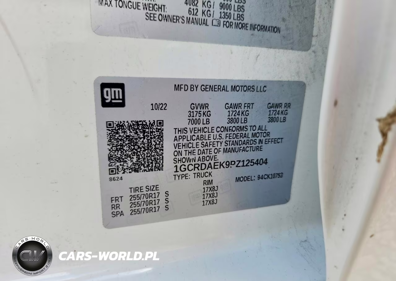 2023 Chevrolet Silverado K1500 VIN:1GCRDAEK9PZ125404 - 12