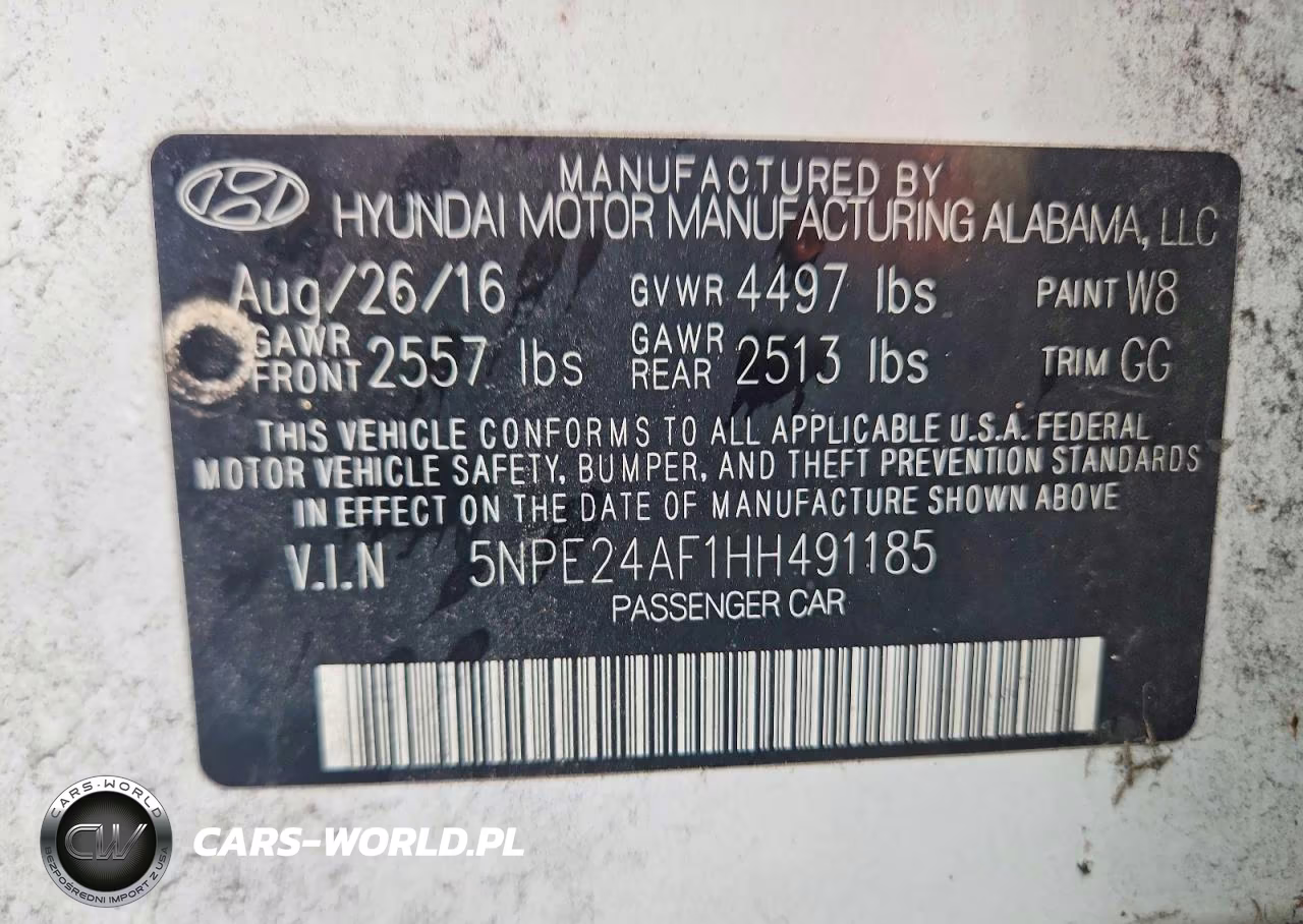 2017 Hyundai Sonata Se VIN:5NPE24AF1HH491185 - 12