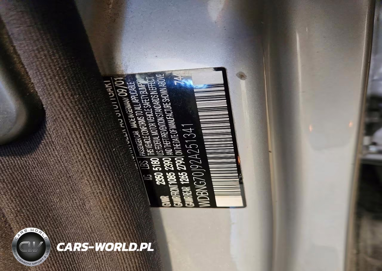 2002 Mercedes-Benz 400 Class VIN:WDBNG70J92A251341 - 13