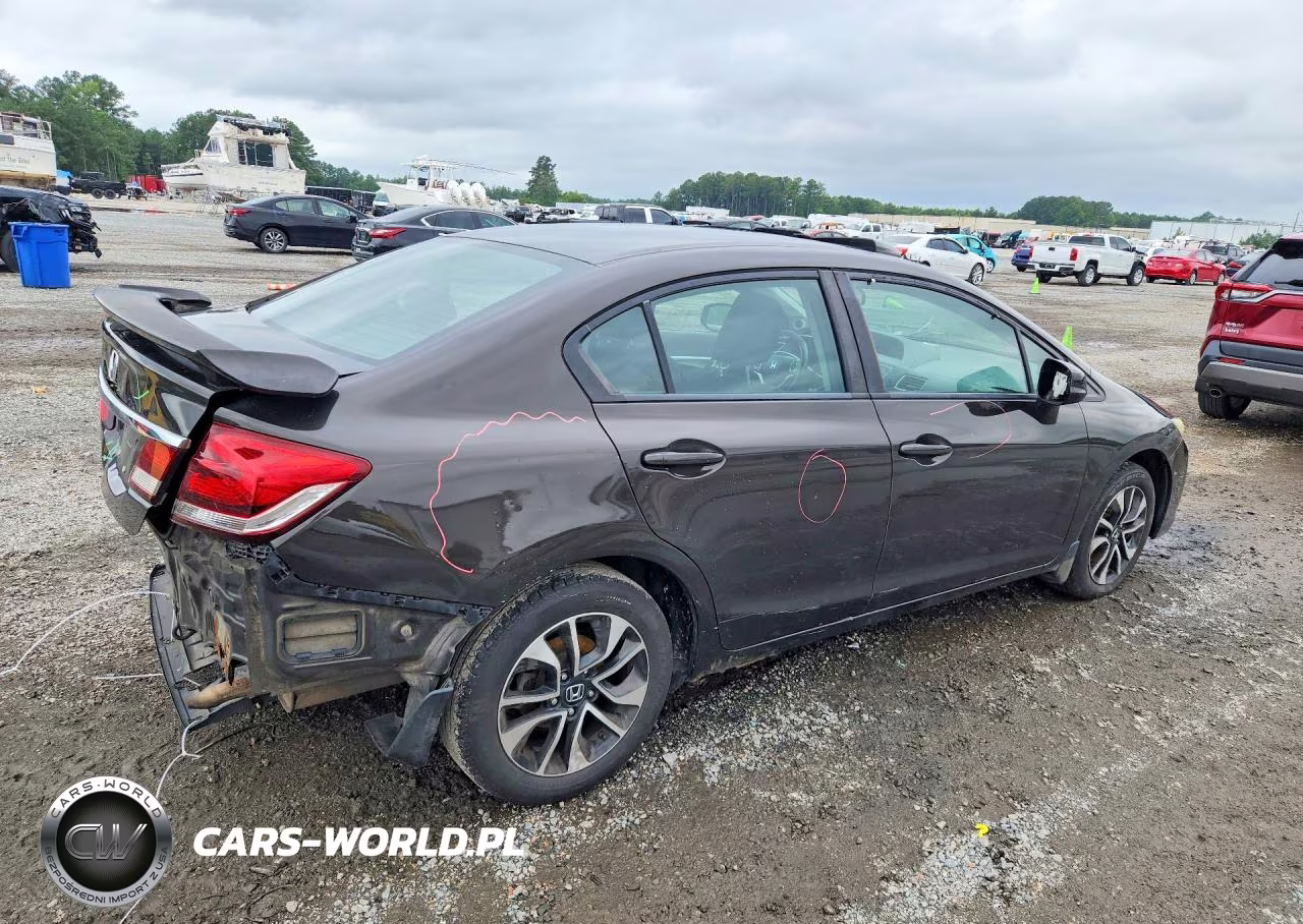 2013 Honda Civic Ex VIN:19XFB2F80DE200015 - 3