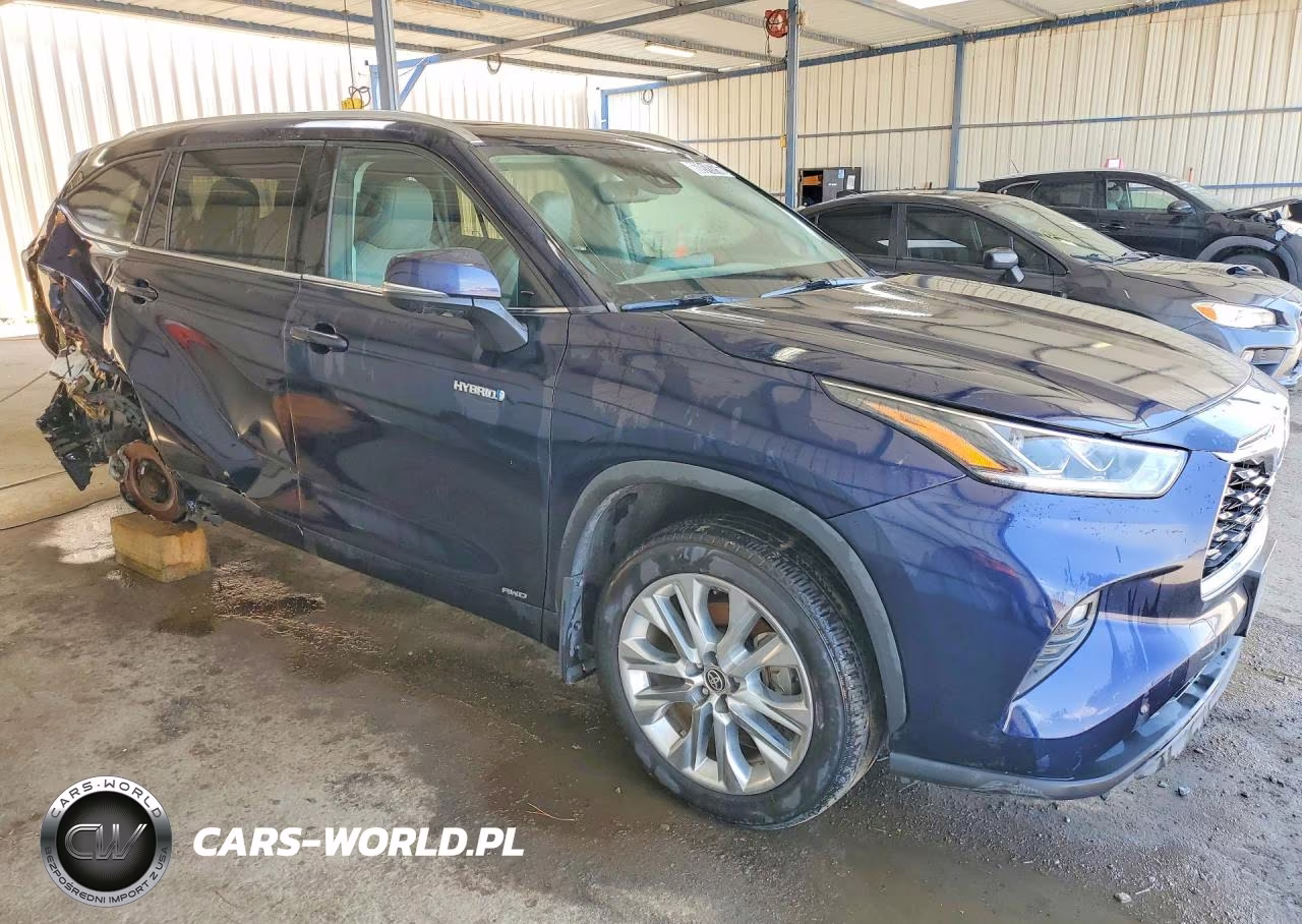 2021 Toyota Highlander Hybrid Limited VIN:5TDXBRCH9MS017526 - 4