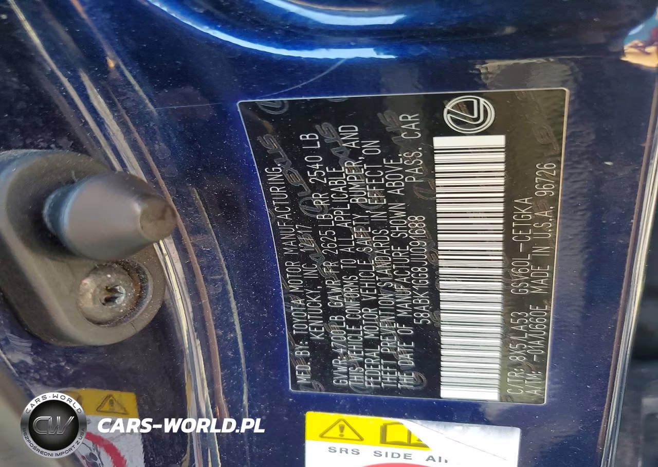 2018 Lexus Es 350 VIN:58ABK1GG8JU091688 - 12
