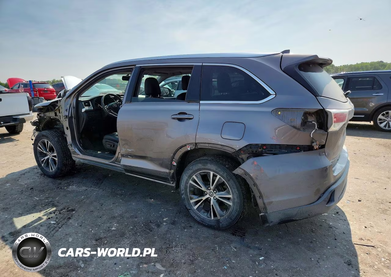 2016 Toyota Highlander Xle VIN:5TDJKRFH5GS319286 - 2