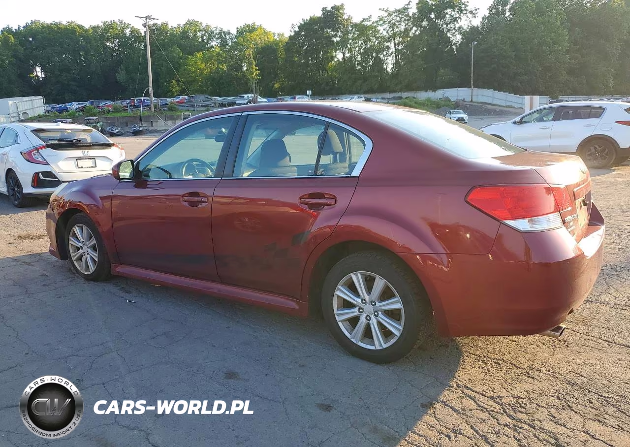 2010 Subaru Legacy 2.5I Premium VIN:4S3BMBC66A3226715 - 2