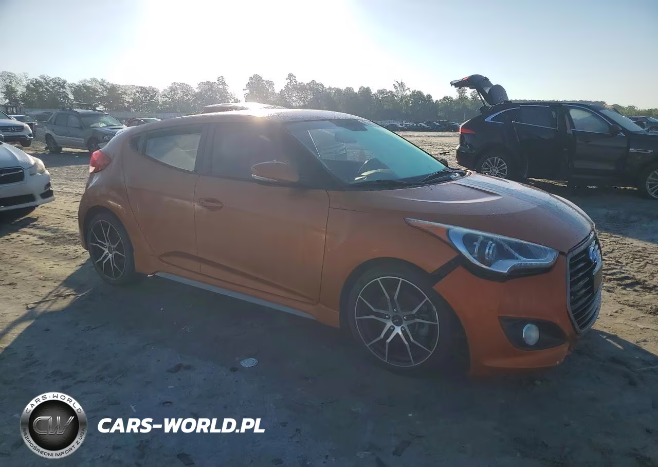 2016 Hyundai Veloster Turbo VIN:KMHTC6AE6GU289630 - 4