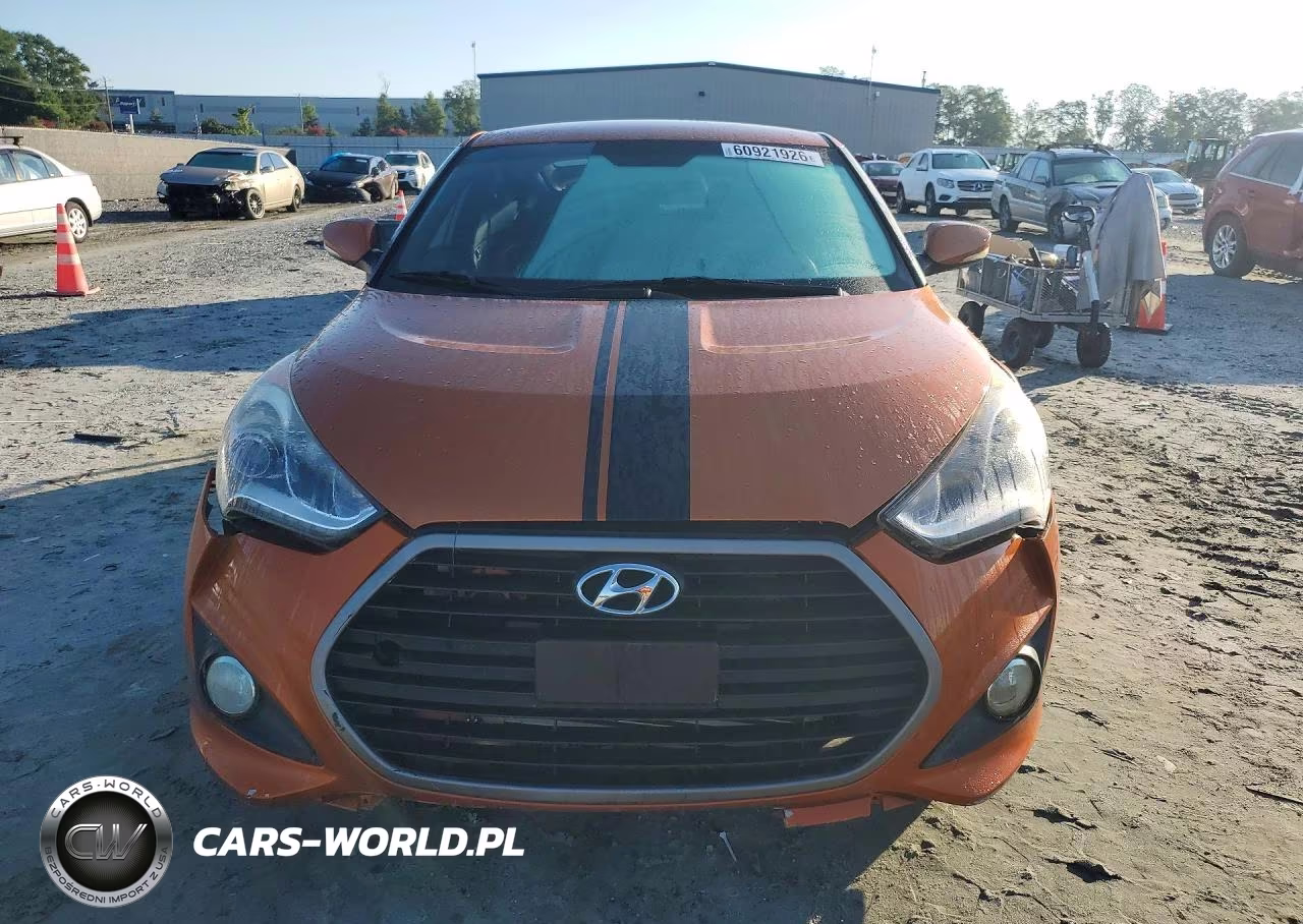 2016 Hyundai Veloster Turbo VIN:KMHTC6AE6GU289630 - 5