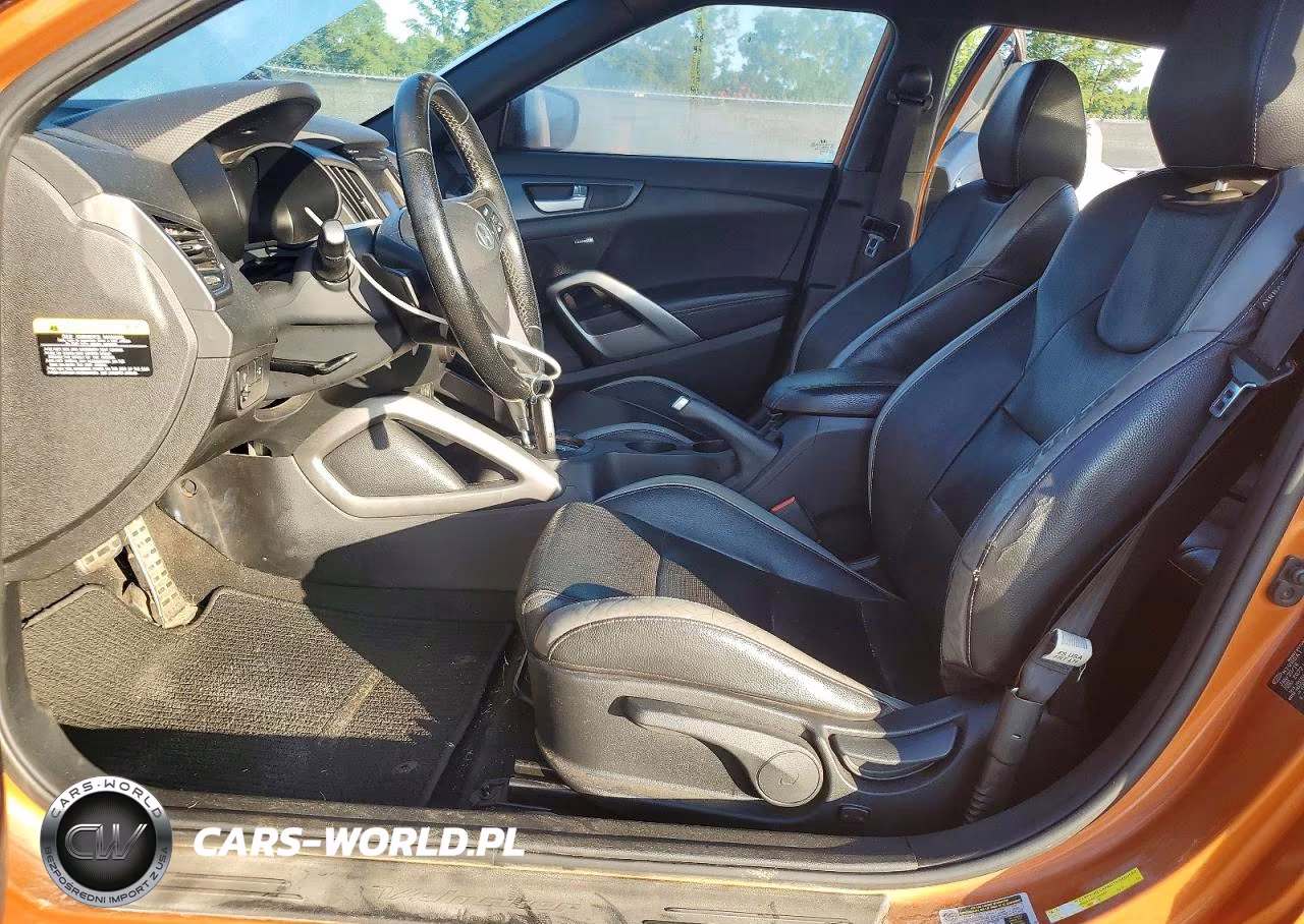 2016 Hyundai Veloster Turbo VIN:KMHTC6AE6GU289630 - 7