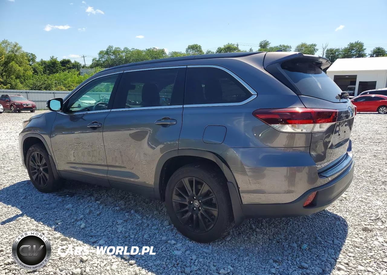 2019 Toyota Highlander Se VIN:5TDJZRFH5KS604199 - 2