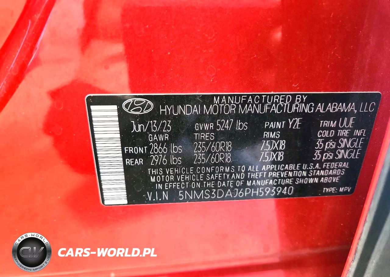 2023 Hyundai Santa Fe Sel Premium VIN:5NMS3DAJ6PH593940 - 13