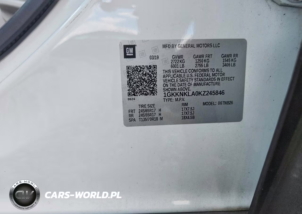 2019 GMC Acadia Sle VIN:1GKKNKLA0KZ245846 - 13