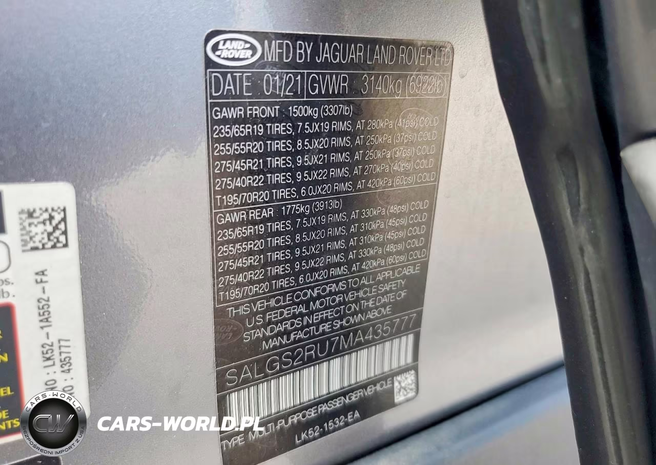 2021 Land Rover Range Rover Hse Westminster Edition VIN:SALGS2RU7MA435777 - 13