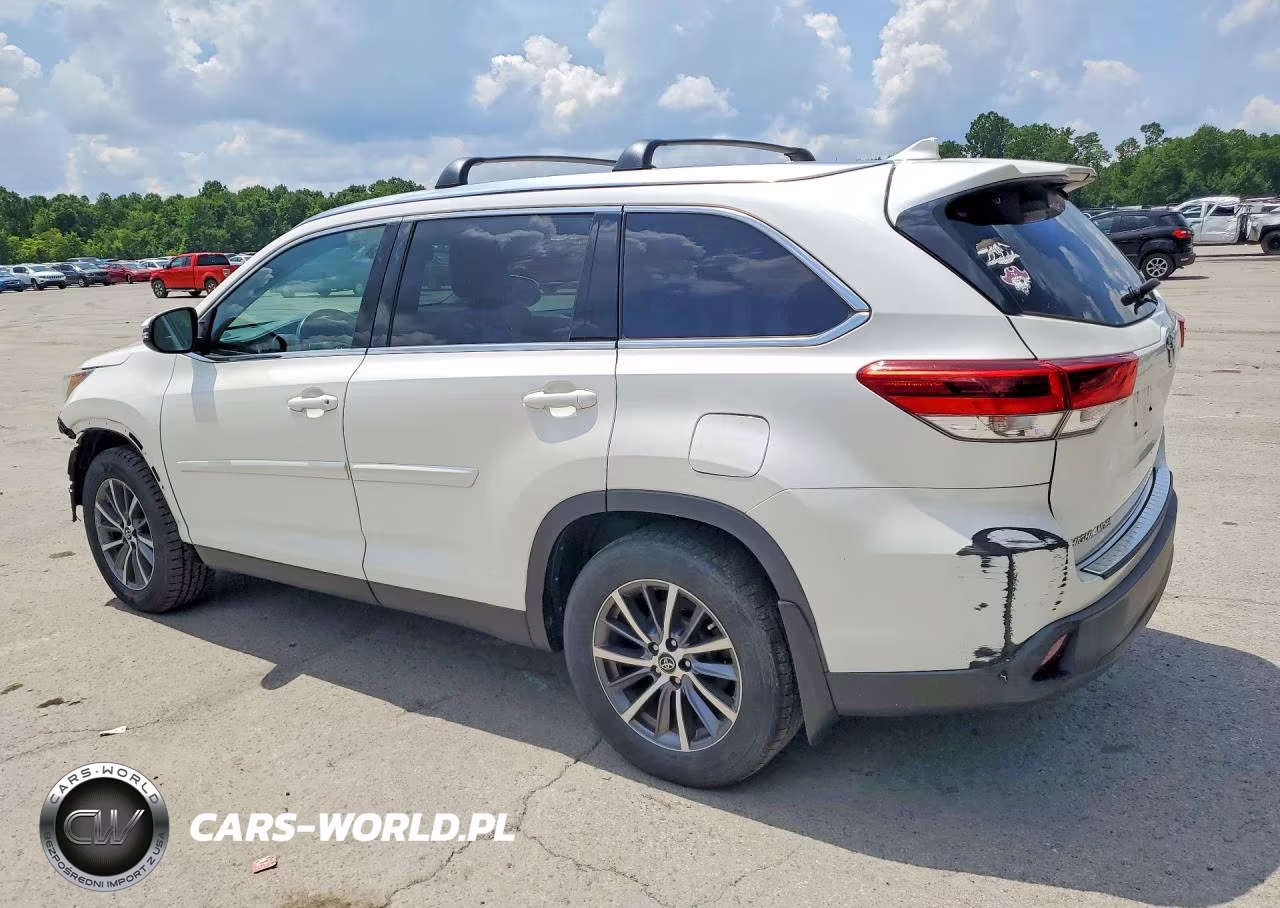 2019 Toyota Highlander Xle VIN:5TDJZRFH9KS567951 - 2
