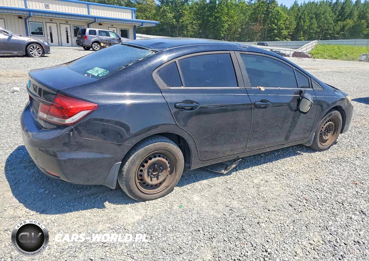 2013 Honda Civic Lx VIN:19XFB2F51DE016594 - 3