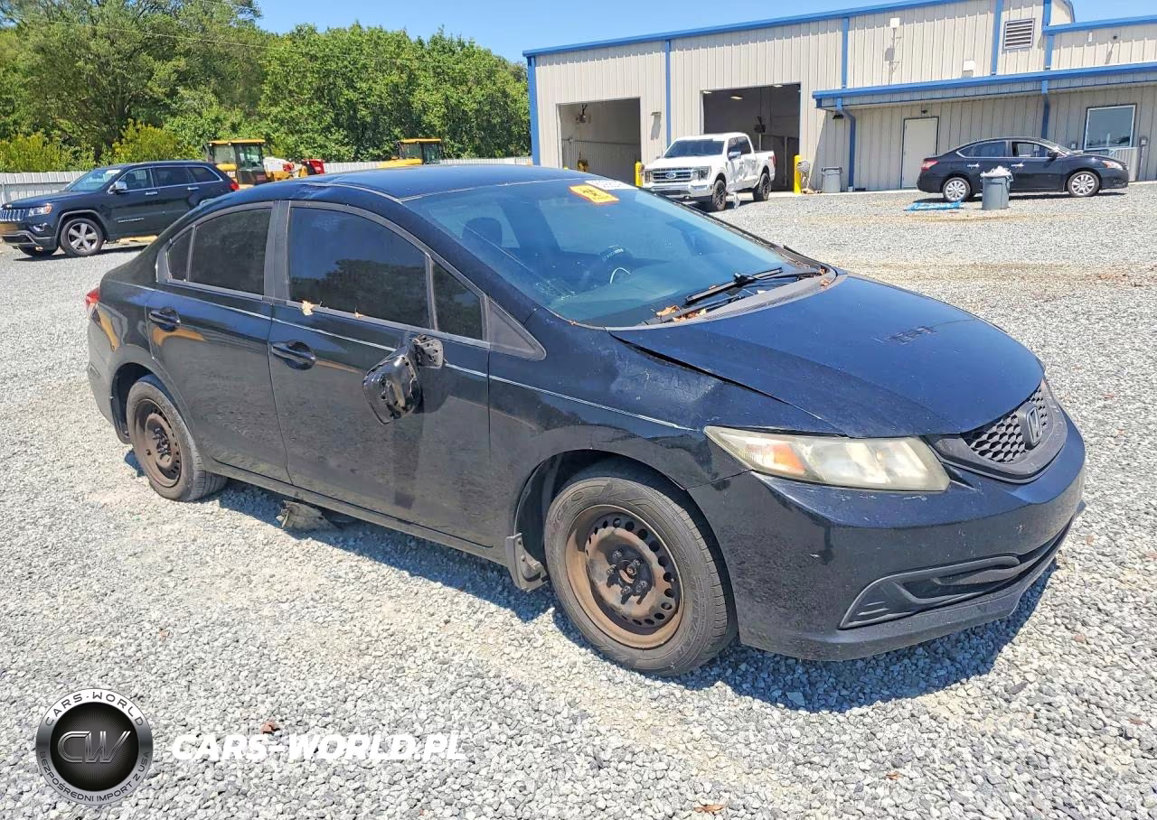 2013 Honda Civic Lx VIN:19XFB2F51DE016594 - 4