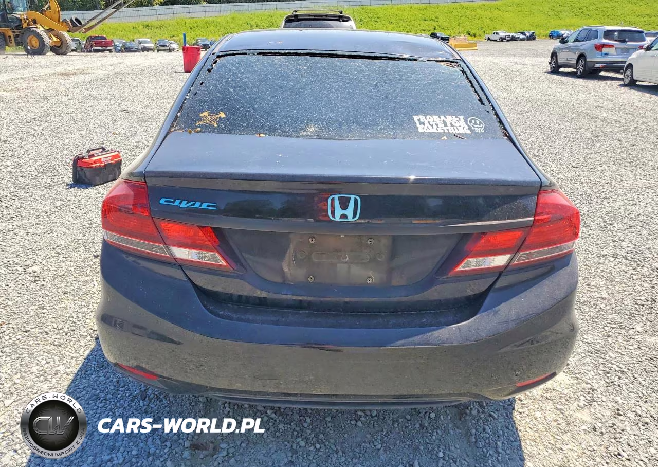 2013 Honda Civic Lx VIN:19XFB2F51DE016594 - 6