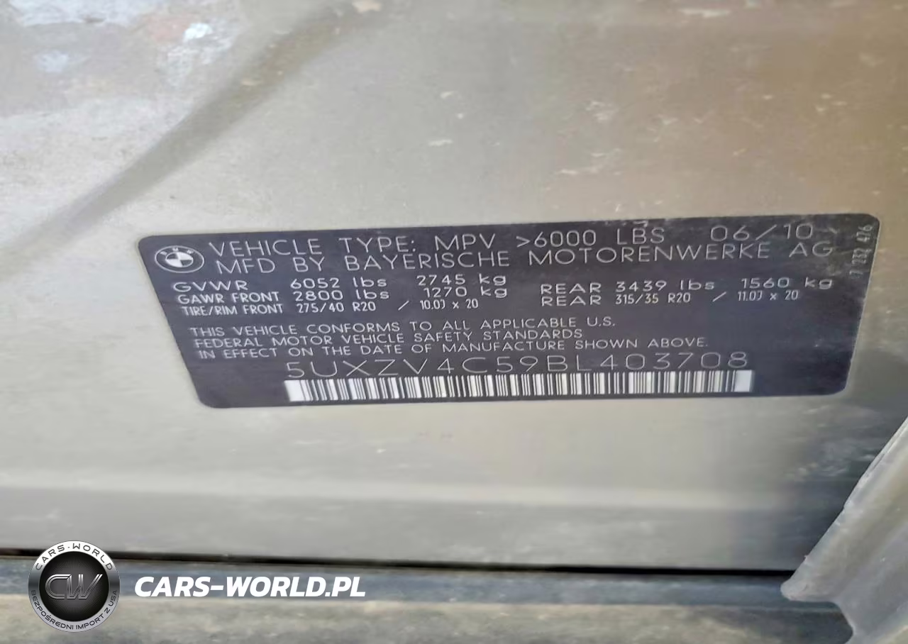 2011 BMW X5 xDrive35I VIN:5UXZV4C59BL403708 - 13