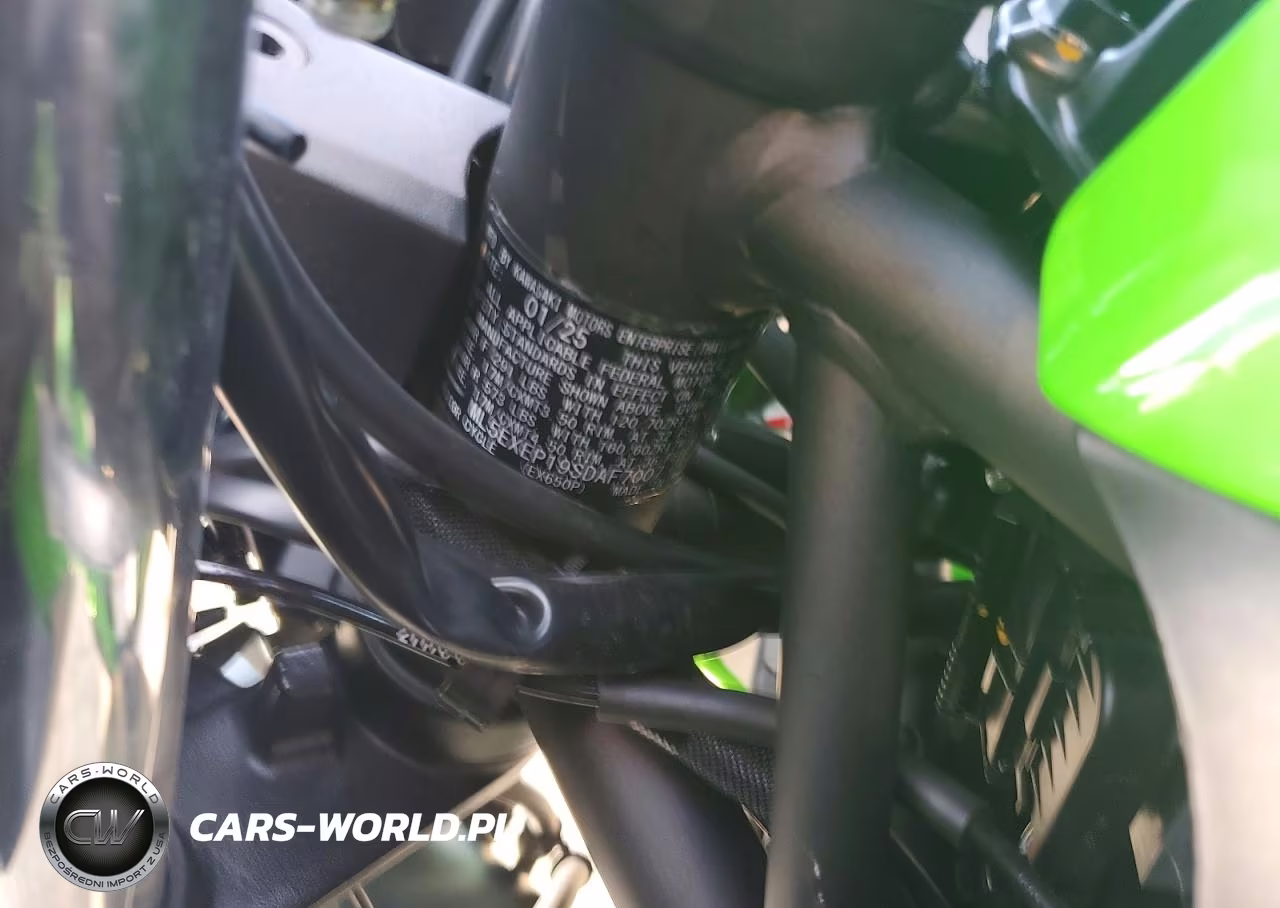 2025 Kawasaki Ex650 P VIN:ML5EXEP19SDAF7007 - 9