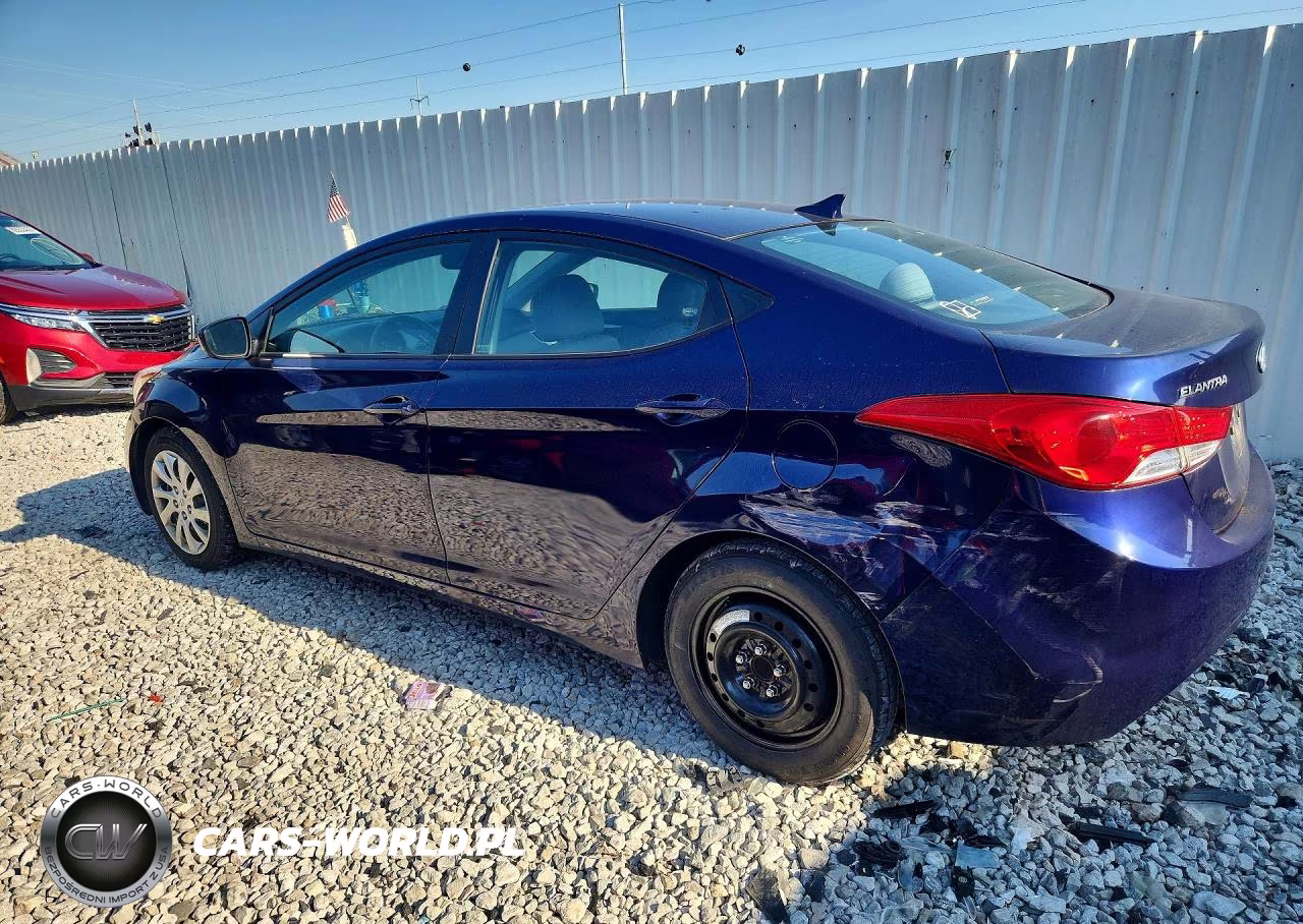 2013 Hyundai Elantra Gls VIN:5NPDH4AE6DH204290 - 2