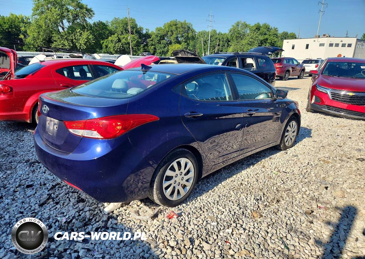 2013 Hyundai Elantra Gls VIN:5NPDH4AE6DH204290 - 3