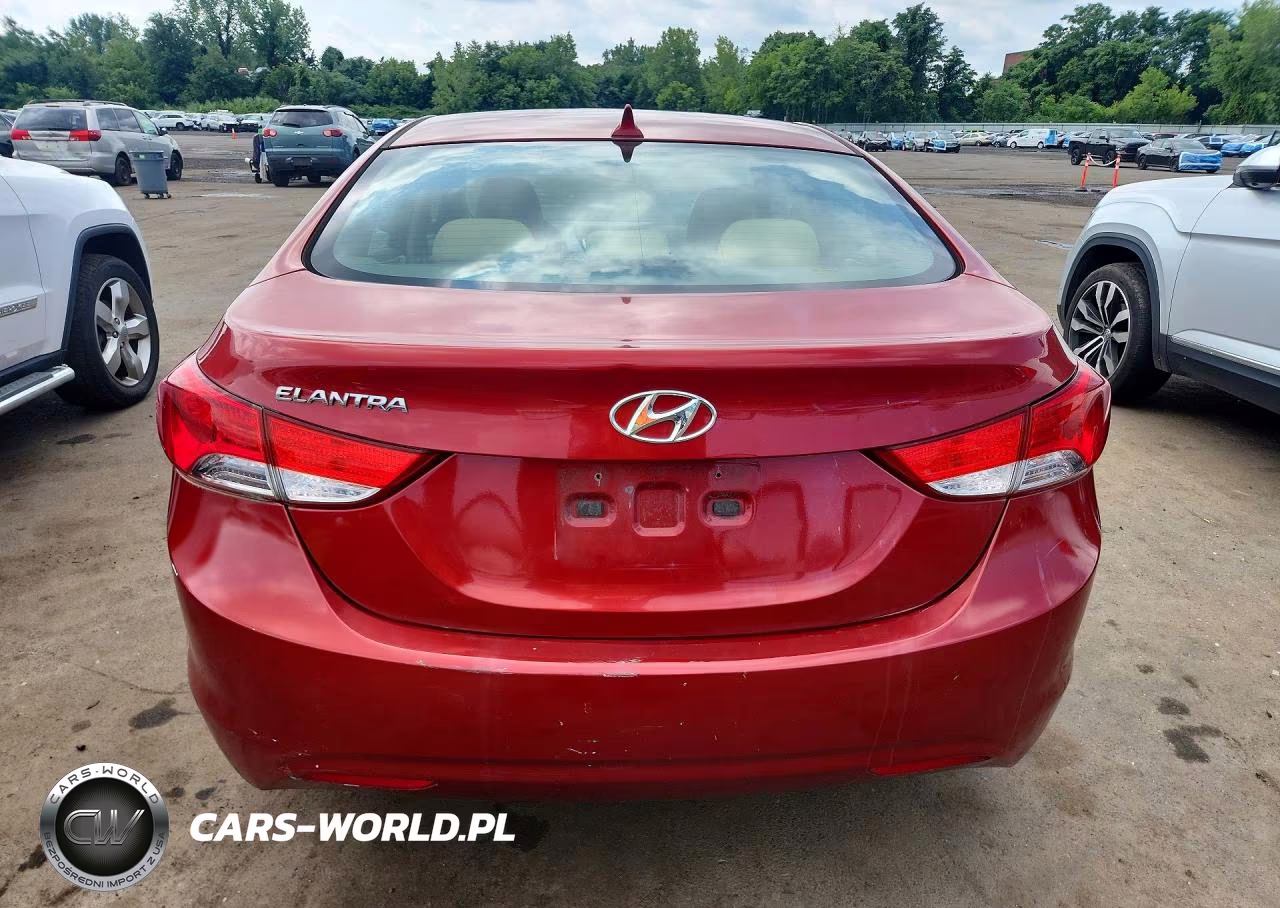 2011 Hyundai Elantra Gls VIN:KMHDH4AE0BU141766 - 6