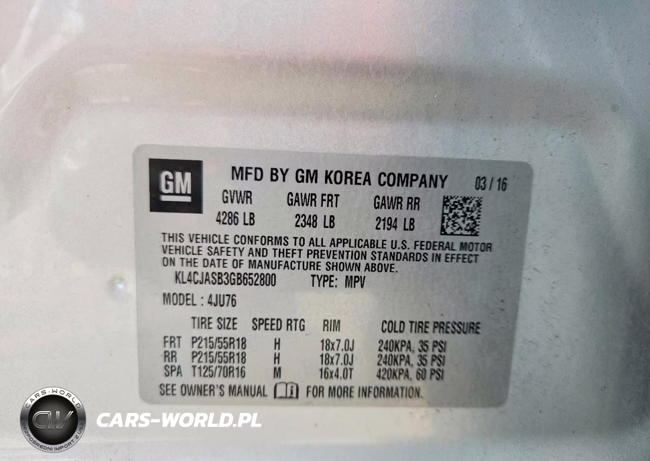 2016 Buick Encore VIN:KL4CJASB3GB652800 - 14