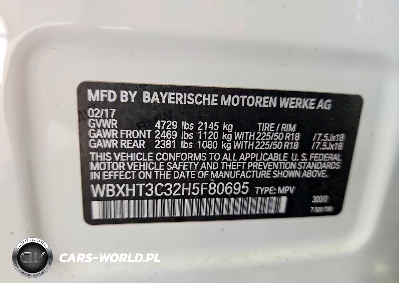 2017 BMW X1 xDrive28I VIN:WBXHT3C32H5F80695 - 13