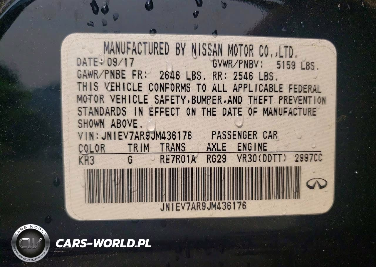 2018 Infiniti Q50 3.0T Luxe VIN:JN1EV7AR9JM436176 - 12