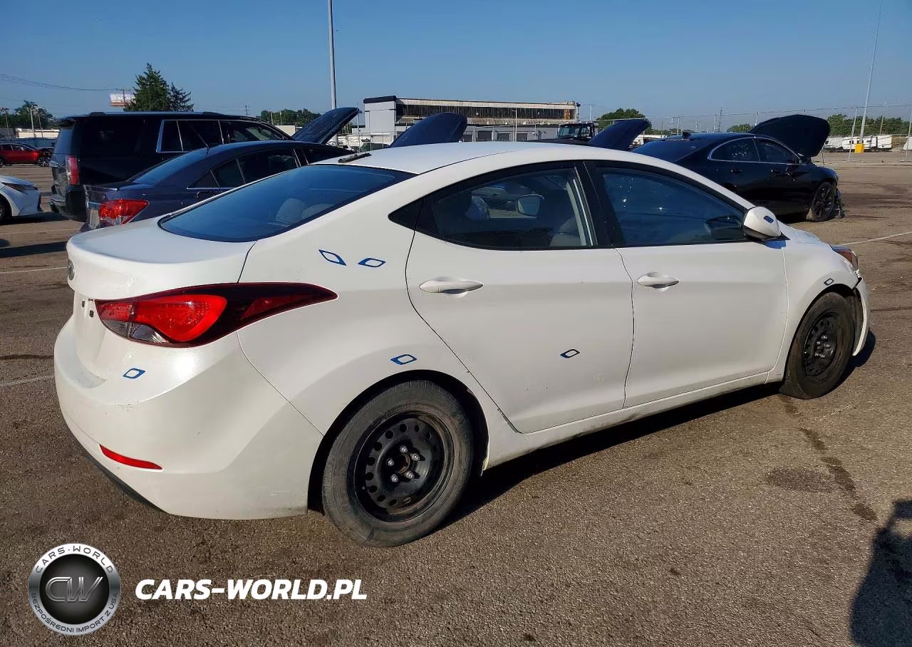 2016 Hyundai Elantra Se VIN:5NPDH4AE4GH677691 - 3