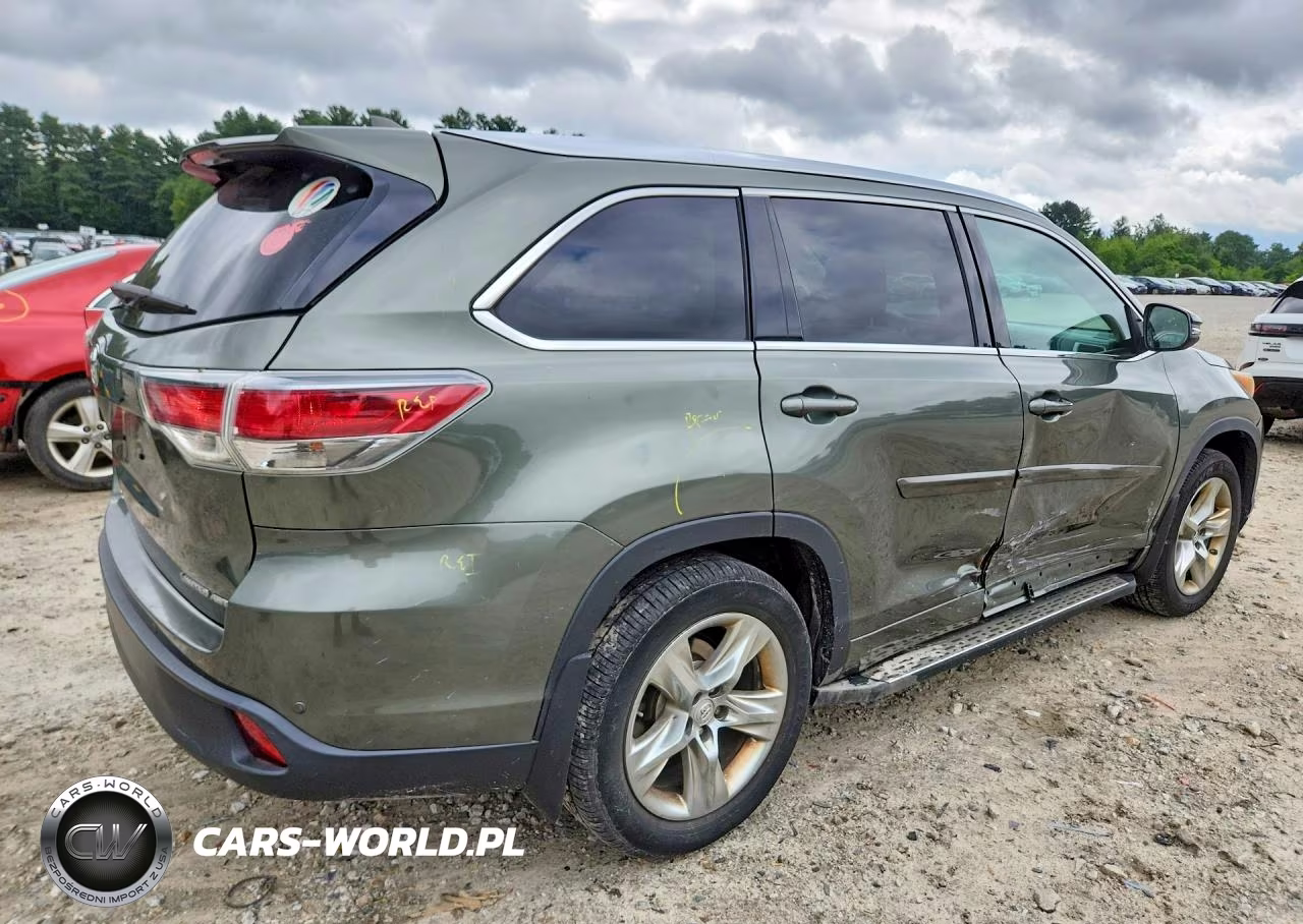2015 Toyota Highlander Limited VIN:5TDDKRFH0FS103048 - 3